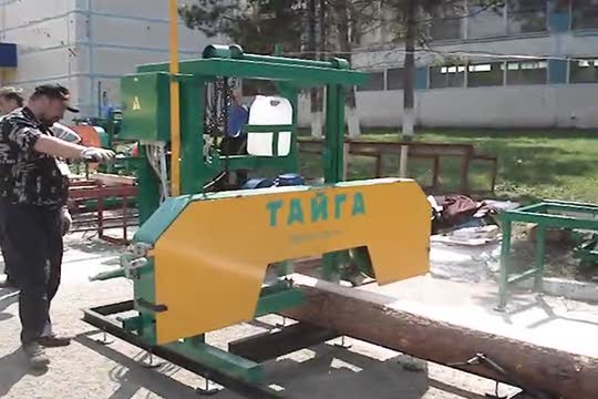 Пилорама ленточная горизонтальная Тайга Т-3