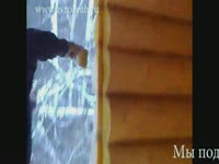 Окосячка в деревянном доме для пластиковых окон - Презентация приемов установки окон ПВХ