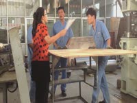 Шлифовально-калибровальный станок для фанеры