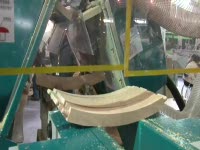 Автоматический станок с ЧПУ для фрезерования шипа элементов стульев. WMF 2010