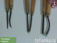 Резьба по дереву - стамеска-уголок 73