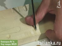 Резьба по дереву - Клюкарза № 1 (Bent gouge 1)