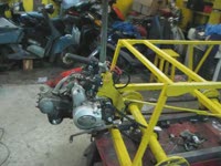 Самодельная складная мотодрезина Бт-5