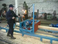 "КБМ-200" Станок для оцилиндровки тонкомера, 2009 год. (3)