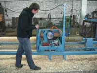 "КБМ-200" Станок для оцилиндровки тонкомера, 2009 год. (2)