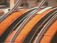 Упаковка печенья на ребре и стопкой в пакет "flow-pack"