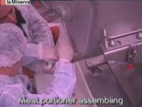 Порционирующая машина в работе