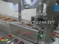 Упаковка прямоугольного печенья на ребре в "конверт"