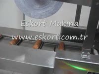 Упаковка круглого печенья на ребре в "конверт"