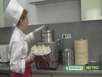 Манты с помощью пароварки ES4 от Kocateq.