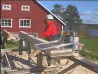 Пилорама Logosol M7 с бензопилой, elsåg, ленточнопильных и резец древесины