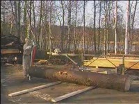 Пилорама Logosol M7-Stockhantering