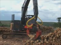 Экскаватор John Deere 200D LC лесного грейфера с картплоттер J de Souza