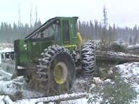 Приспособление трелевочное ПТН Джон Дир 848 H - Эко колесо треков