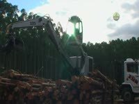 Motocana Expoforest 2011-динамические достопримечательности, БМТ, Sinotruck и Komatsu лес