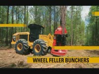 Полная линия лесного хозяйства машины Caterpillar