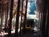 Харвестер Komatsu PC138 с Valmet 350.1