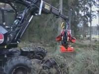 Харвестер Valmet 911 с SP Maskiner 551 LF III