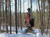 Вырубка Гилберт 3022L голова на John Deere и Komatsu Феллер Buncher