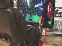 Komatsu лес комбайн тренажер