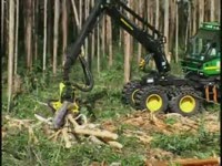 Харвестер Джон Дир 1270D действующими в Бразилии о фирме