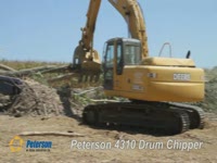 Петерсон 4310 трек установлен барабан измельчителя