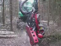 Timberjack 1070D харвестер с головкой 451