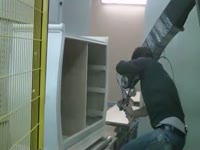 Окрашивающий робот SUPERFICI на фабрике NATART (Италия)