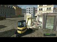 Снос зданий симулятор (мини-экскаватор). экскаватор, Мини, снос