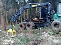 Timberjack 1270C и 1110C работают в Шотландии