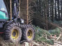 Timberjack 1270C харвестер с головой Keto 500HS