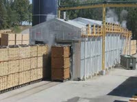 Сушильная камера с противотоком "Counter-Flow Kiln" компании USNR - ускоренная съемка