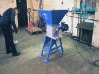 Измельчение отходов газобетонного производства