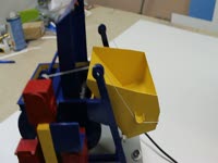 Макет двухвального бетоносмесителя БП-2Г-375с на шасси