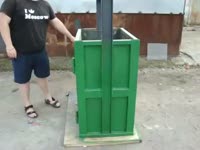 Пресс винтовой для макулатуры, ПЭТ бутылок, пленки