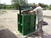 Пресс винтовой для макулатуры, ПЭТ бутылок, пленки