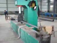 Правильный станок для стальных опор