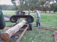 Самодельная ленточная пилорама