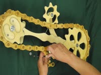 Wood Roller Chain - Master Link Assembly