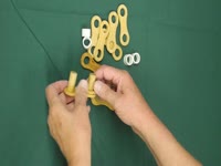 Wood Roller Chain - Chain Link Assembly