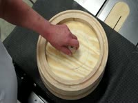 Wood Thrust Flat Bearing - Marbles & Ball Bearings