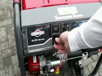 Запуск и остановка Briggs&Stratton 7500EA