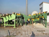 Кряжевка и сортировка бревен SAB. Bautex