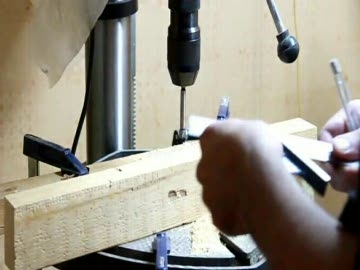 Изготовление паза при помощи сверла форстнера