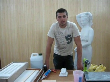 Технология изготовления силиконовой формы для гипсовой консоли часть 1