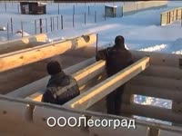 Монтаж балок перекрытий