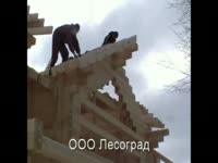 Монтаж стропильной системы