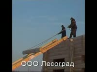 Дом из оцилиндрованного бревна