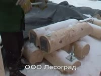 Дом из оцилиндрованного бревна 180 кв.м