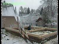 Строительство дома из клееного бруса